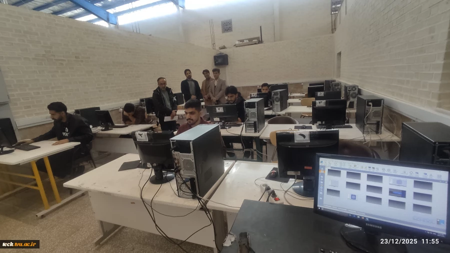 برگزاری نخستین دوره مسابقه  طراحی به کمک رایانه با نرم افزار Solid Work در دانشکده ملی مهارت شهید رجایی کاشان 3