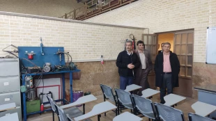 بازدید دکتر محمدرضا کلباسی معاون آموزشی دانشگاه ملی مهارت از مرکز رشد ، آزمایشگاه ها و کارگاه های دانشکده شهید رجایی کاشان 10