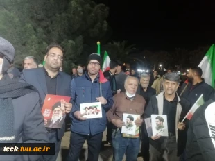 حضور اساتید ، کارکنان و دانشجویان دانشکده ملی مهارت شهید رجایی کاشان به همراه خانواده در اجتماع دانشگاهیان کاشان جهت بیعت با رهبر معظم انقلاب اسلامی ایران حضرت آیت الله سید مجتبی خامنه ای (مدظله العالی) 4