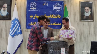 برگزاری مراسم تکریم و معارفه فرمانده بسیج دانشجویی دانشکده 7