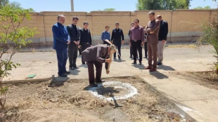 برگزاری مراسم کلنگ زنی ساختمان بسیج اساتید 4