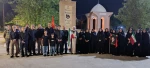 حضور رئیس ، معاونین دانشکده پسران کاشان به همراه جمعی از اعضای هیات علمی ، اساتید ، کارکنان و خانواده های دانشکده های شهید رجایی و دختران کاشان در مراسم تشییع قائد شهید امت اسلام در جوار حرم حضرت معصومه سلام اله علیها در قم 2