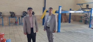 بازدید رئیس و معاونین آموزشی پژوهشی و فرهنگی دانشجویی از ساختمان های آموزشی ، کارگاه ها در آستانه بازگشایی دانشگاه 4