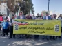 حضور رئیس و جمعی از اعضای هیات علمی ، اساتید و کارکنان بسیجی دانشکده شهید رجایی کاشان در رزمایش 40 هزار نفری جانفدایان شهرستان کاشان